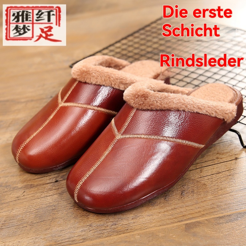 Hausschuhe |  Damen Pantoffel Aus Kalb-Nappaleder Damen Damen