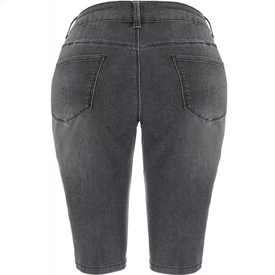 Hosen |  Damen Bermudas Mit Jersey-Bund Bekleidung Damen