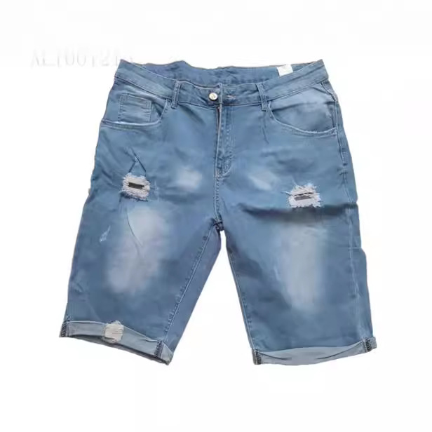 Hosen |  Damen Jeans-Bermudas Mit Tollen Used-Effekten Bekleidung Damen