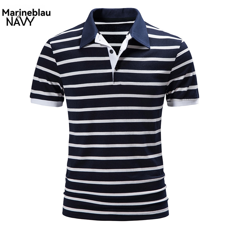 Shirts & Sweatshirts |  Herren Schickes Poloshirt Mit Streifen Bekleidung Herren